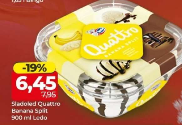 Sladoled Quattro Banana split