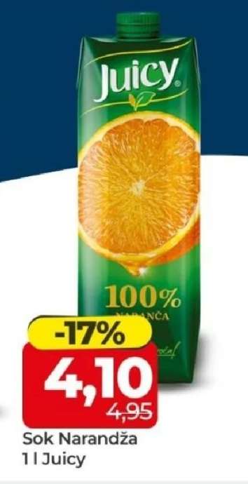 Sok narandža 1 L, Juicy