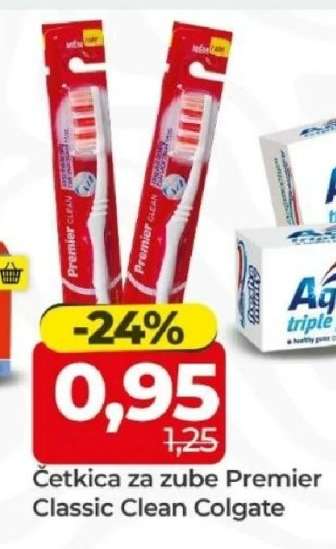 Četkica za zube Premier classic/clean Colgate