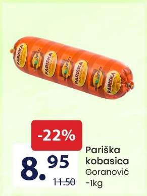 Pariska kobasica Goranović
