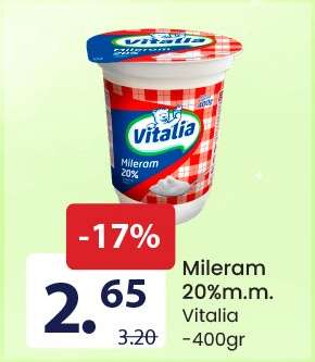 Mileram 20%m.m. Vitalia