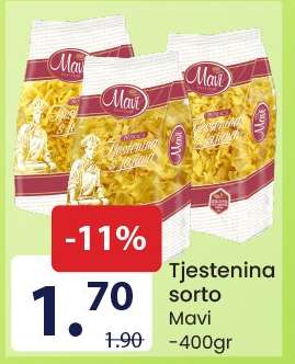 Tjestenina sorto