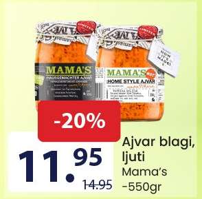 Ajvar blagi, ljuti