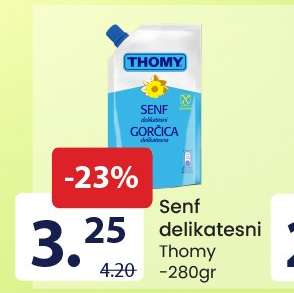 Senf delikatesni Thomy