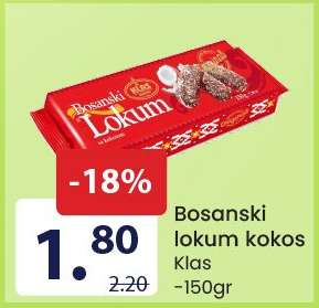 Bosanski lokum kokos