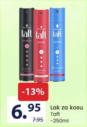 Lak za kosu Taft