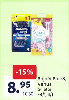 Brijači Blue3, Venus