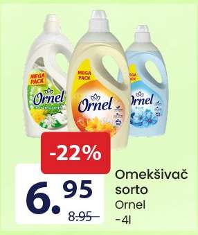 Omekšivač Sorto Ornel