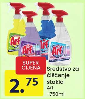 Sredstvo za čišćenje stakla Arf