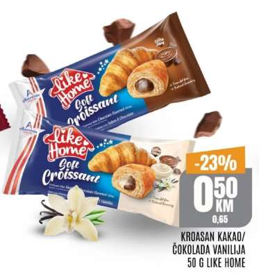 Kroasan Kakao/Čokolada Vanilija