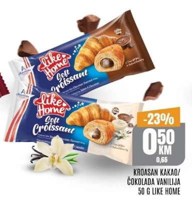 Kroasan Kakao/Čokolada Vanilija