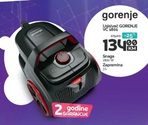 Usisivač GORENJE VC 1801
