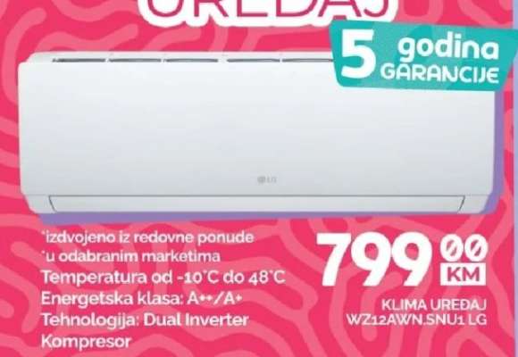 KLIMA UREĐAJ WZ12AWN.SNU1 LG