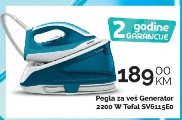 Pegla za veš Generator 2200 W Tefal SV6115E0
