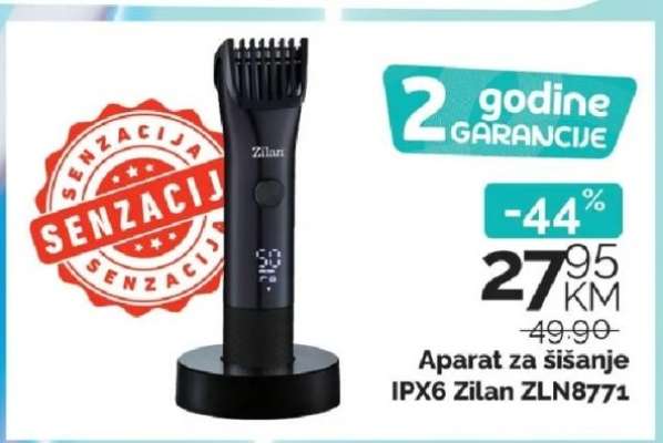 Aparat za šišanje IPX6 Zilan ZLN8771