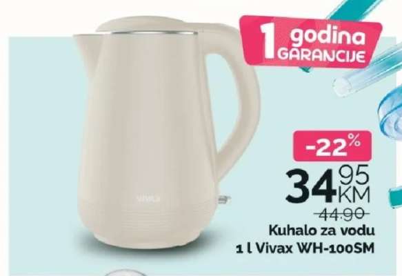 Kuhalo za vodu 1 l Vivax WH-100SM