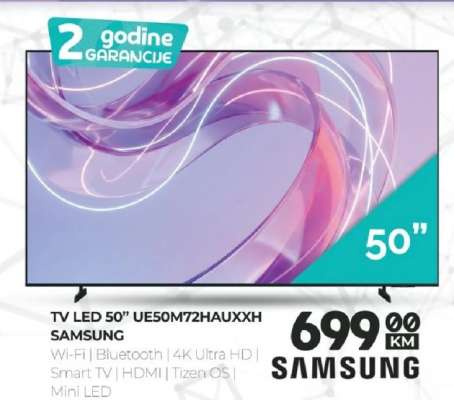 TV LED 50” UE50M72HAUXXH SAMSUNG