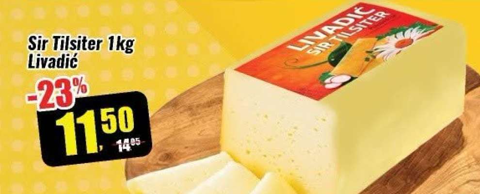Sir Tilsiter 1kg Livadić
