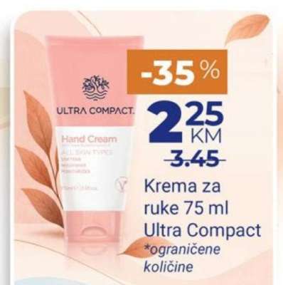 Krema za ruke 75 ml Ultra Compact