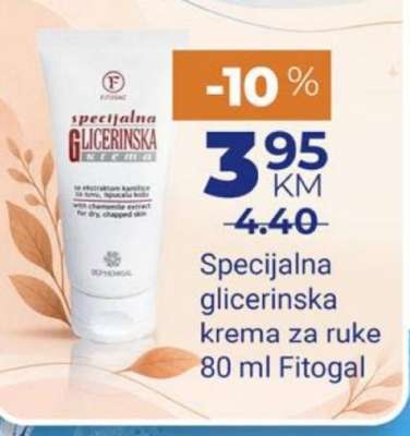 Specijalna glicerinska krema za ruke 80 ml, Fitogal