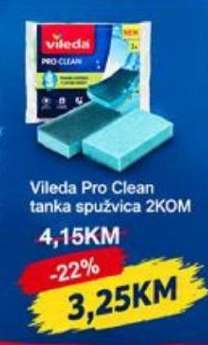 Vileda Pro Clean tanka spužvica 2KOM