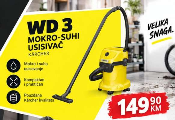 WD 3 MOKRO-SUHI USISIVAČ