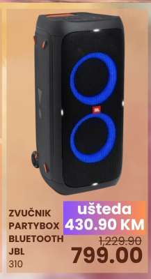 ZVUČNIK PARTYBOX BLUETOOTH JBL 310