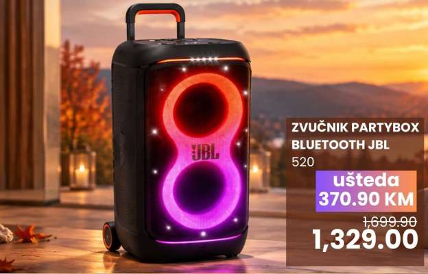 ZVUČNIK PARTYBOX BLUETOOTH JBL 520
