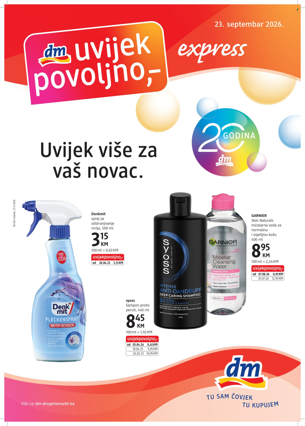 dm katalog - 23.09.2026. - 06.10.2026.. Stranica 1