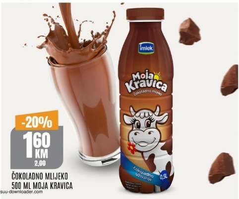 Čokoladno mlijeko 500 ml Moja kravica