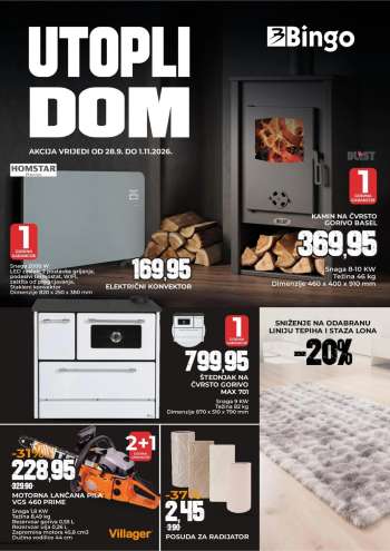 Bingo katalog - 28.09.2026. - 01.11.2026.