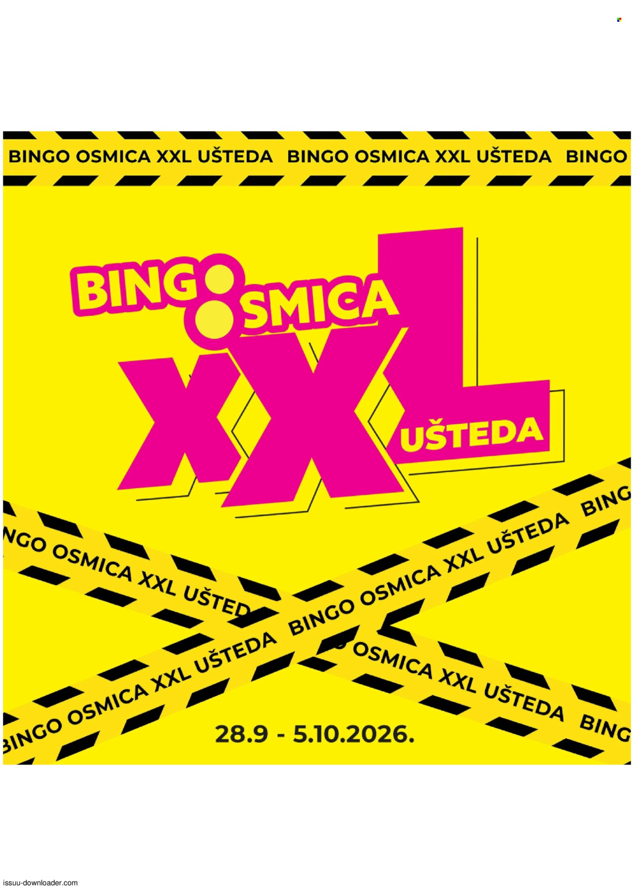 Bingo katalog - 28.09.2026. - 05.10.2026.. Stranica 1
