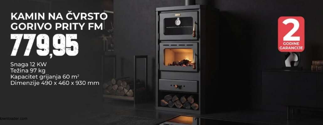 Kamin na čvrsto gorivo PRITY FM