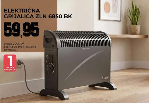 ELEKTRIČNA GRIJALICA ZLN 6850 BK