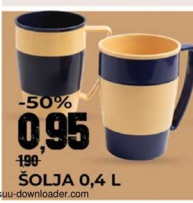 Šolja 0,4 L