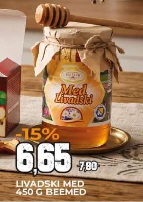 LIVADSKI MED 450 G BEEMED