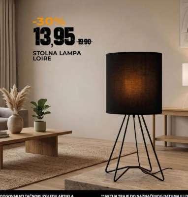 STOLNA LAMPA LOIRE