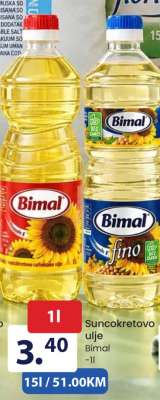 Suncokretovo ulje Bimal