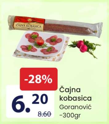 Čajna kobasica Goranović