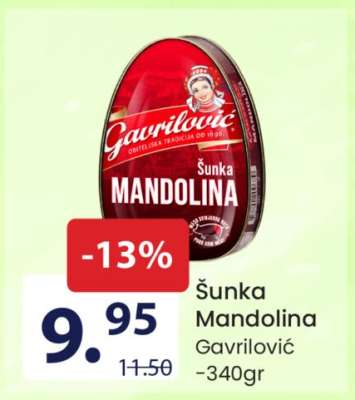 Šunka Mandolina