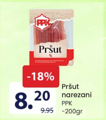 Pršut narezani