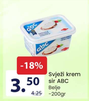 Svježi krem sir ABC