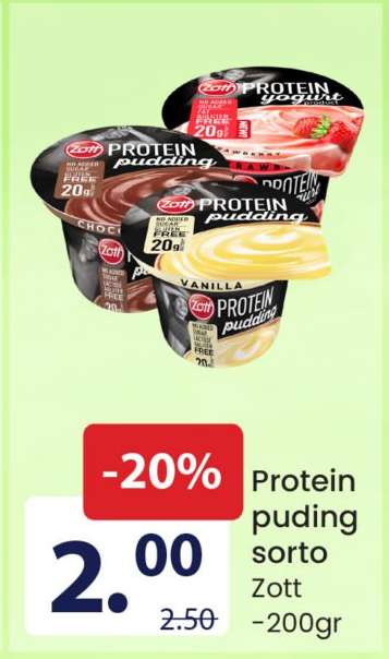 Protein puding sorto