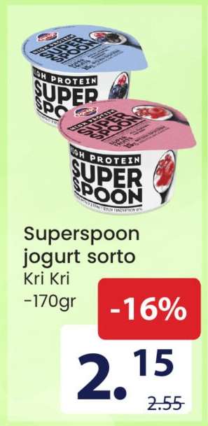 Superspoon jogurt sorto