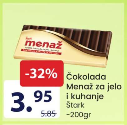 Čokolada Menaž za jelo i kuhanje