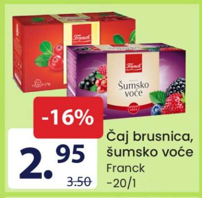 Čaj brusnica, šumsko voće