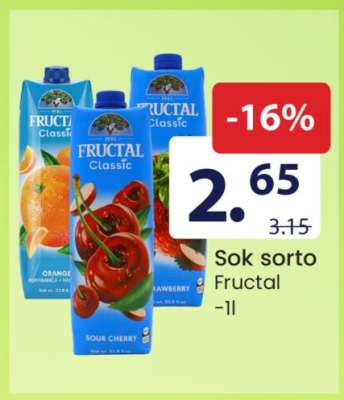 Sok sorto Fructal