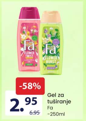 Gel za tuširanje Fa