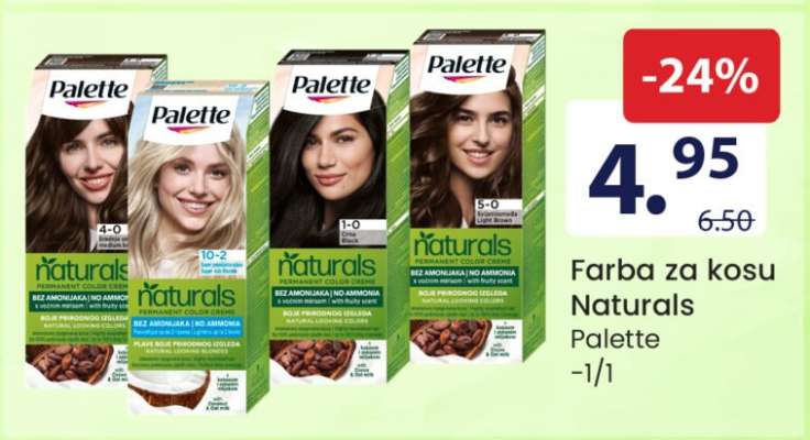 Farba za kosu Naturals
