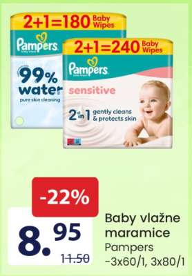 Baby vlažne maramice